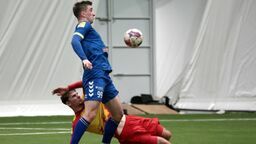 Zwycięską bramkę dla Motoru zdobył Kacper Śpiewak