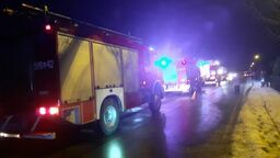 Pożar w powiecie radzyńskim