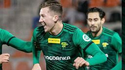 Mateusz Młyński zdobył zwycięską bramkę dla Górnika Łęczna w Głogowie