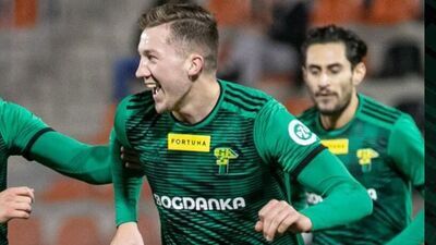 Mateusz Młyński zdobył zwycięską bramkę dla Górnika Łęczna w Głogowie