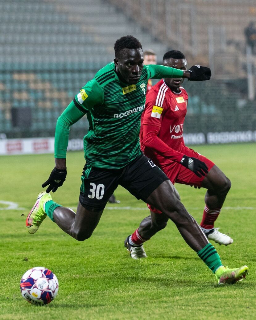 Souleymane Cisse w meczu z Miedzią zobaczył czwartą żółtą kartkę w sezonie i nie zagra przeciwko GKS Tychy