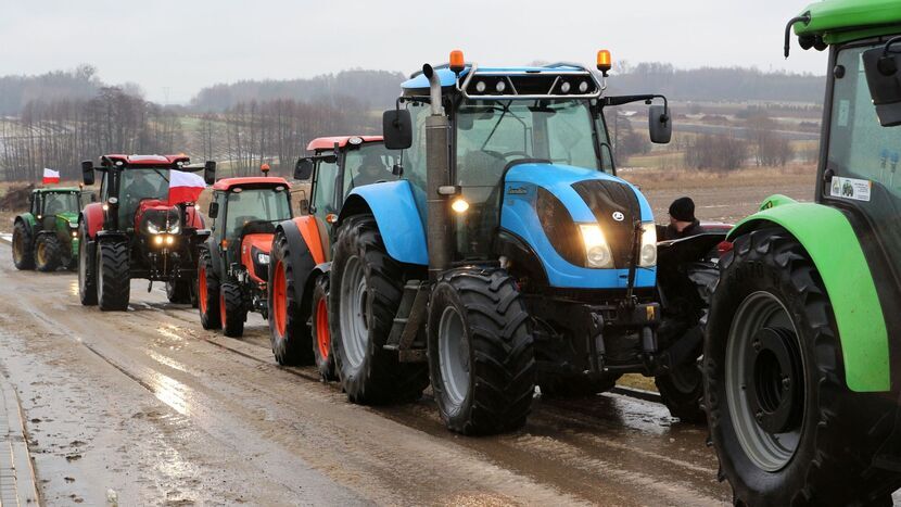 Rolnicze ciągniki we wtorek będą widoczne na najważniejszych drogach województwa lubelskiego