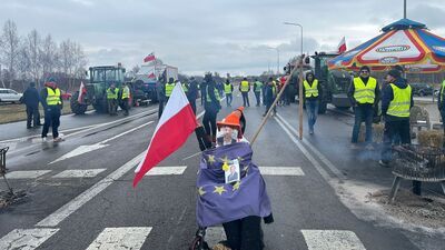 Protesty na granicy. Zarekwirowano polską ciężarówkę