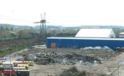 Sortownia śmieci przy ulicy Metalurgicznej w Lublinie