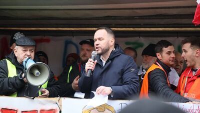 Atmosfera podczas rozmów w budynku LUW była napięta