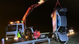 Pijany 18-latek zakończył jazdę w rowie