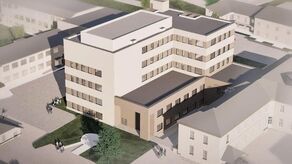 Taki będzie szpital po rozbudowie. Jutro wmurowanie kamienia węgielnego