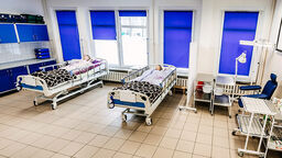 Centrum Symulacji Medycznej AZ zostało otwarte rok temu. Studenci mają tu stworzone warunki do ćwiczeń zbliżone do tych w realnym świecie