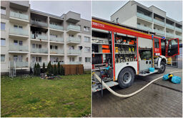 Pożar mieszkania w Lublinie. Jedna osoba trafiła do szpitala