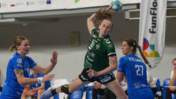 Stela Posavec (z piłką) rozegrała w trakcie przerwy reprezentacyjnej dwa mecze w kadrze Chorwacji