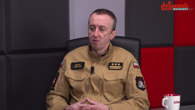 Starszy Brygadier Zenon Pisiewicz - Komendant Wojewódzki Państwowej Straży Pożarnej w Lublinie 