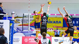 Atakujący gospodarzy Damian Wierzbicki wybrany został MVP meczu z AZS AGH Kraków