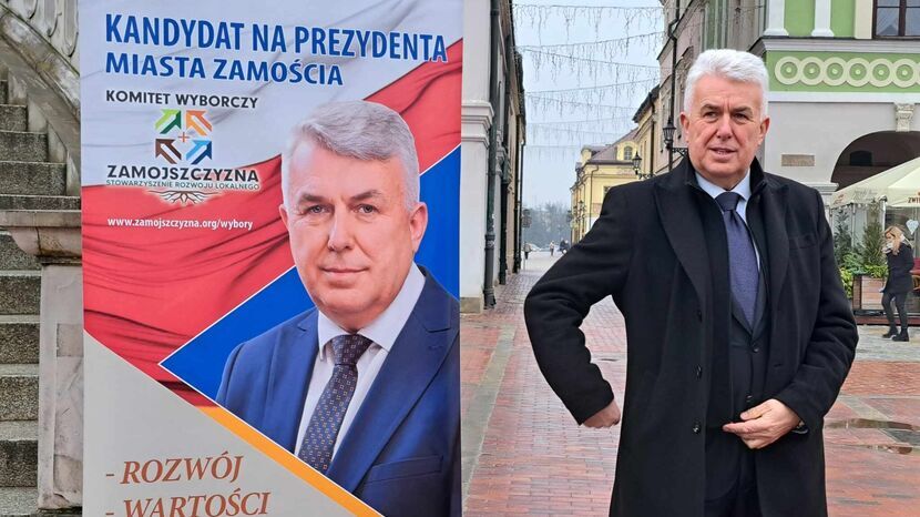 Sławomir Zawiślak dziś ogłosił swój start w wyborach na prezydenta Zamościa. Przed laty też starał się o to stanowisko. Wtedy przegrał z Marcinem Zamoyskim.