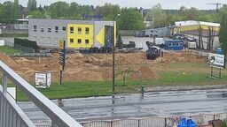 Teren przy ulicy Sidorskiej, gdzie odnaleziono niewybuchy 