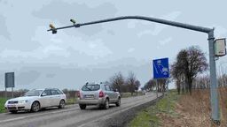 System OPP pomiędzy Łęczną a Turowolą Kolonia  na DW 82