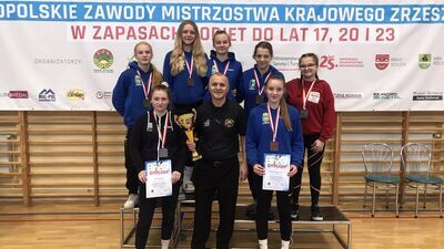 Zawodniczki Cementu-Gryfa Chełm zdobyły siedem medali podczas zawodów w Siedlcach