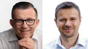 Andrzej Wnuk i Rafał Zwolak. Obaj chcą rządzić w Zamościu przez najbliższe pięć lat