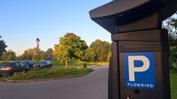 Parking przy ul. Partyzantów w Zamościu. 