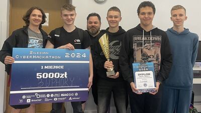 Na uczniów I LO im. W. Broniewskiego w Świdniku nie było mocnych podczas drugiej edycji Silesian CYBERhackathon
