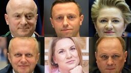 Oni otrzymali w niedzielnych wyborach do Sejmiku Województwa Lubelskiego największe poparcie (góry rząd od lewej): Jarosław Stawiarski i Michał Mulawa z PiS, Bożena Lisowska z KO; dolny rząd: prof. Mieczysław Ryba, Kamila Grzywaczewska i Jerzy Szwaj (wszyscy PiS).