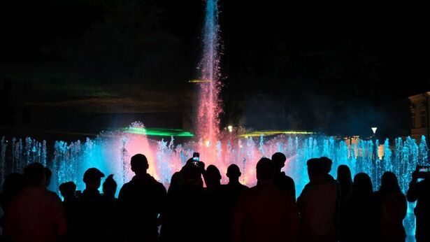 Multimedia fountain shows are back.  The first is already behind us.  When is the next one?