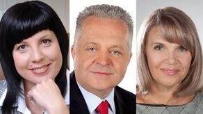 Listę Lewicy otworzy Agata Fisz (z lewej). Na dwójce znalazł się poseł Jacek Czerniak, a na trzecim miejscu Agnieszka Marcinkowska-Kozak.