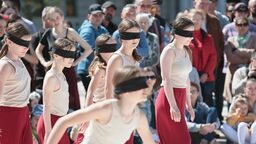 Rok temu z okazji Międzynarodowego Dnia Tańca młodzi tancerze z Lublina prezentowali swoje umiejętności m.in. na placu Litewskim