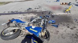 Wypadek na drodze wojewódzkiej. Interweniował śmigłowiec LPR