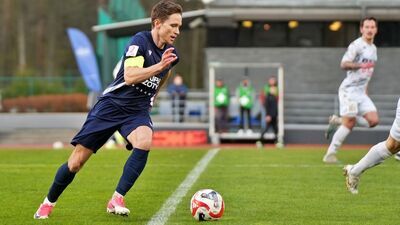 Krystian Puton i jego koledzy w sobotę wygrali na wyjeździe z Lechem II Poznań