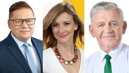 Poseł Sławomir Ćwik (z lewej) został liderem lubelskiej listy Trzeciej Drogi w wyborach do Europarlamentu. „3” przypadła Edycie Lipniowieckiej, a ostatnie miejsce na liście Sławomirowi Sosnowskiemu, byłemu marszałkowi województwa lubelskiego.