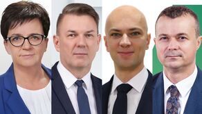 Oni mogą już spać spokojnie (od lewej): Grażyna Kowalik (Hańsk), Wiesław Muszyński (Włodawa), Alan Struski (Hańsk) i Adam Panasiuk (Urszulin) wygrali w niedzielę wybory w swoich miejscowościach.