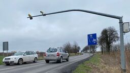 Na zdjęciu początek OPP na odcinku Łęczna-Turowola w ciągu DW 82