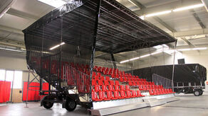 Przykładowa trybuna mobilna firmy Alspraw