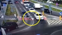 Potrącenie cyklistki w Zamościu 