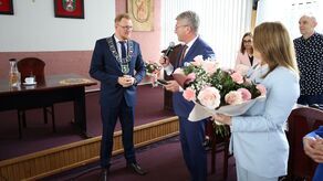 Podczas wyborów Grzegorz Zieliński (z lewej) i Wojciech Żukowski byli rywalami. Czy jako przewodniczący i burmistrz będą w tej kadencji zgodnie współpracować?