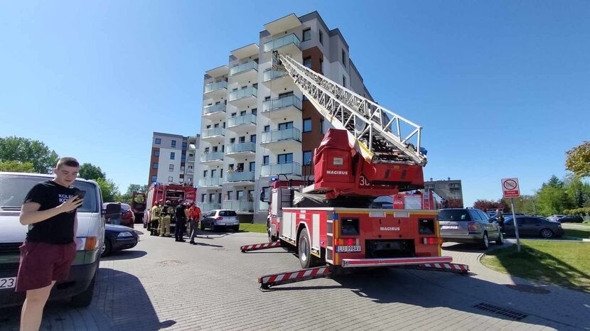 Pożar nie przeniósł się na inne lokale