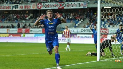 Samuel Mraz zdobył w Rzeszowie dwa gole dla Motoru