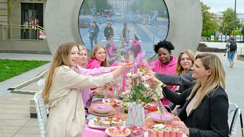 Wtorkowe wydarzenie było zapowiedzią  Pink Soup Festivalu, który odbędzie się 1 czerwca na rynku Tymas w Wilnie