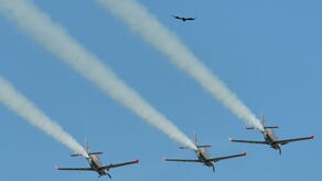 Świdnik Air Festiwal. Spadochroniarze i Iskry 