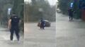 Ulewa w Zamościu. Policjant uratował kobietę z zalanego auta