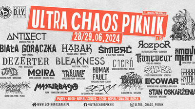 Ultra Chaos Piknik 2024. Dwudniowe święto muzyki hc/punk