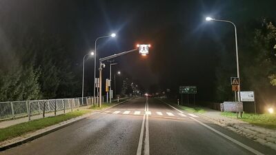 Jedno z doświetlonych przejść