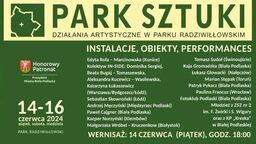 Biała Podlaska. Park Sztuki w parku Radziwiłowskim