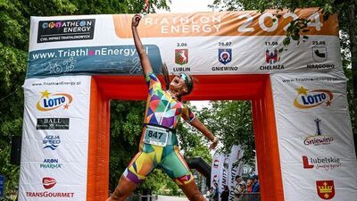 Tak z wygranej cieszyła się Karolina Filipkowska, prezenterka Polsatu.