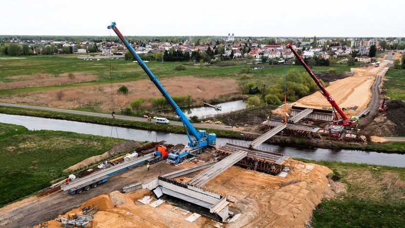 Budowa mostu w Białej Podlaskiej