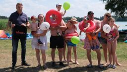 Nad Jeziorem Białym nie zabrakło słońca, czystej wody i dobrej zabawy