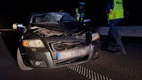 Tragiczny wypadek na drodze ekspresowej. Nie żyje pieszy