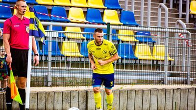 Patryk Małecki w 79 minucie wyleciał z boiska