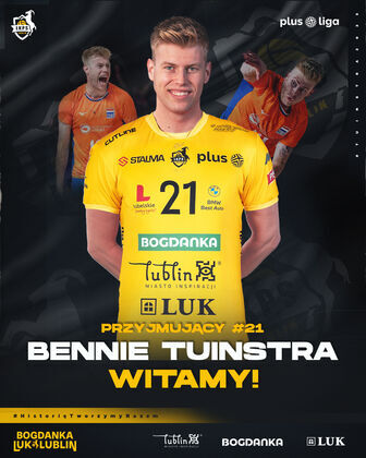 Bennie Tuinstra to kolejny zawodnik, który wzmocnił klub z Lublina