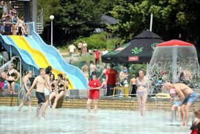 Tak lublinianie radzą sobie z upałem. Tłumy na Słonecznym Wrotkowie